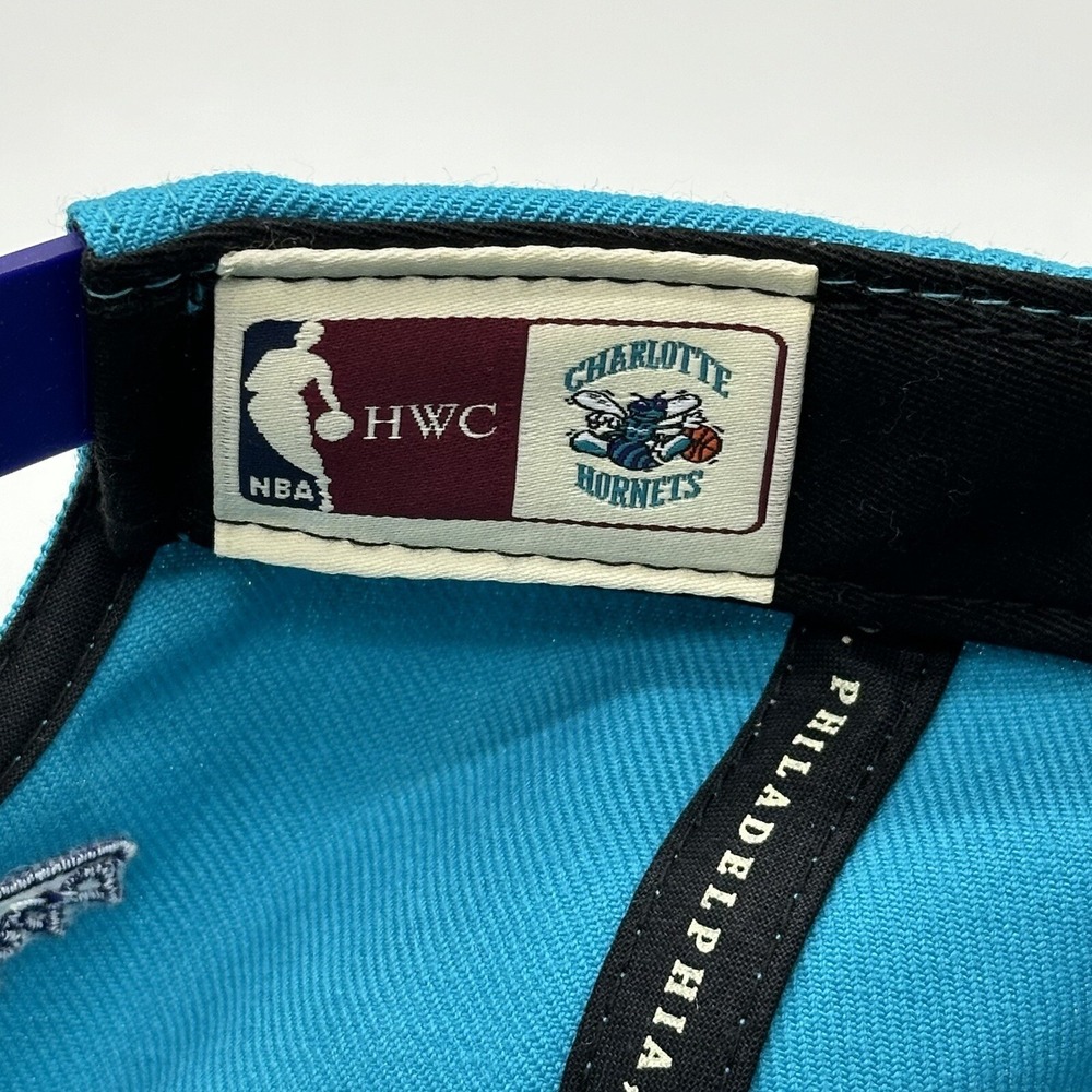 Mitchell & Ness HWC NBA Charlotte Hornets Cap 20977355 Snapback Hat BH780Y OSFM - Picture 14 of 15